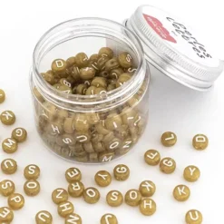 La Petite épicerie Kralenpotje Alfabet - Goud -Janod Winkel 1093 la petite picerie kralenpotje alfabet goud ilovespeelgoed.nl