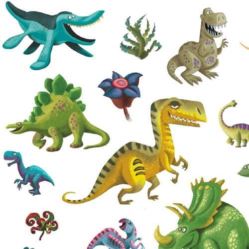 Djeco Stickers Dinosaurussen - 160st 4 Djeco Stickers Dinosaurussen - 160st - Afbeelding 2