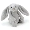 Jellycat Knuffelkonijn Bashful Bunny Silver - S - 18 Cm -Janod Winkel 18 cm