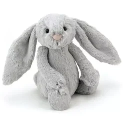 Jellycat Knuffelkonijn Bashful Bunny Silver - S - 18 Cm