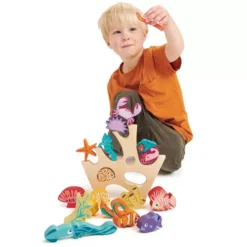 Tender Leaf Toys Stapelspeelgoed Zeedieren -Janod Winkel 4608410 tender leaf toys stapelspeelgoed zeedieren ilovespeelgoed1
