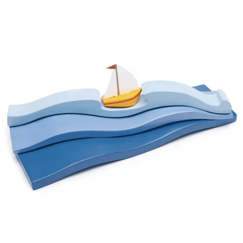 Tender Leaf Toys Landschapsvormen Blauw Water - 4st - Afbeelding 6
