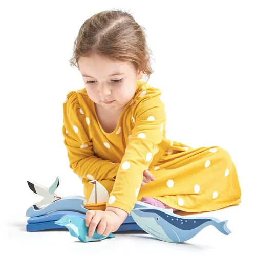 Tender Leaf Toys Landschapsvormen Blauw Water - 4st - Afbeelding 5