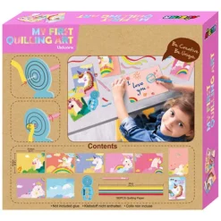 Avenir Mijn Eerste Quilling Knutselset - Eenhoorn -Janod Winkel 7331743 avenir mijn eerste quilling knutselset eenhoorn ilovespeelgoed.nl3