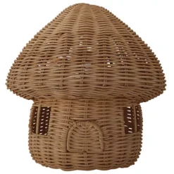 Bloomingville Opbergmandje En Poppenhuis Dodi - 25 Cm -Janod Winkel 82053712 bloomingville opbergmandje en poppenhuis dodi ilovespeelgoed.nl