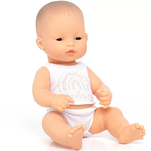 Miniland Babypop Aziatisch Met Ondergoed - Meisje - 32 Cm 3 Miniland Babypop Aziatisch Met Ondergoed - Meisje - 32 Cm