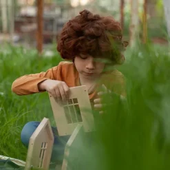 Babai Toys Magnetisch Poppenhuis - Naturel - L -Janod Winkel babai toys magnetisch poppenhuis naturel l 10