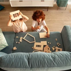 Babai Toys Magnetisch Poppenhuis - Naturel - L -Janod Winkel babai toys magnetisch poppenhuis naturel l 2