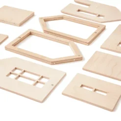 Babai Toys Magnetisch Poppenhuis - Naturel - M -Janod Winkel babai toys magnetisch poppenhuis naturel m 11