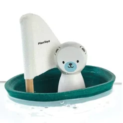 Plan Toys Badspeelgoed Zeilbootje En Ijsbeertje
