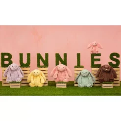Jellycat Knuffelkonijn Bashful Fudge Bunny - 31 Cm -Janod Winkel bunnies pink 3 2
