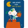 By Bora Ansichtkaart - Een Groet Van Sint & Piet - Muis -Janod Winkel by bora ansichtkaart een groet van sint piet