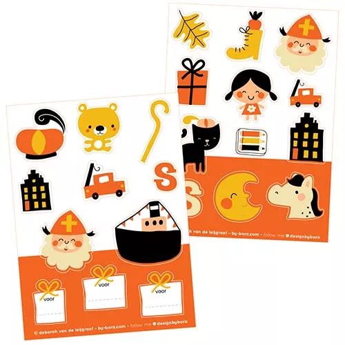 By Bora Stickers Sinterklaas 3 By Bora Stickers Sinterklaas