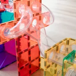 Connetix Magnetische Tegels Knikkerbaan - 66st -Janod Winkel connetix magnetische tegels knikkerbaan 66st 5