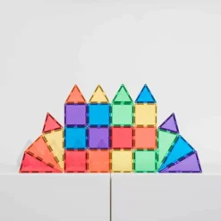 Connetix Magnetische Tegels Rainbow - Mini - 24st -Janod Winkel connetix magnetische tegels rainbow mini 24st 3