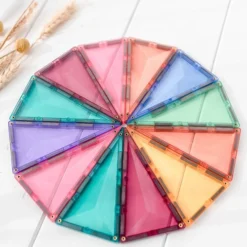 Connetix Magnetische Tegels Pastel - Mega - 202st -Janod Winkel connetix pastel creative 120st 5 1