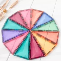 Connetix Magnetische Tegels Pastel - Geometry - 40st -Janod Winkel connetix pastel geometry 40st 4