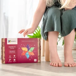 Connetix Magnetische Tegels Rainbow - Geometry - 30st -Janod Winkel connetix rainbow geometry 30st 4