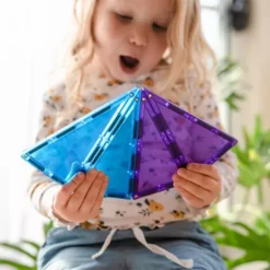 Connetix Magnetische Tegels Rainbow - Geometry - 30st -Janod Winkel connetix rainbow geometry 30st 7