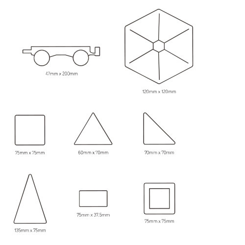Connetix Magnetische Tegels Uitbreidingsset - Rainbow - 40st 10 Connetix Magnetische Tegels Uitbreidingsset - Rainbow - 40st - Afbeelding 8
