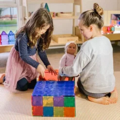 Connetix Uitbreidingsset Bodemplaten - Green-blue - 2st -Janod Winkel connetix uitbreidingsset bodemplaten 2st 3