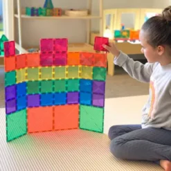 Connetix Magnetische Tegels Uitbreidingsset - Rainbow - 40st 11 Connetix Magnetische Tegels Uitbreidingsset - Rainbow - 40st -Janod Winkel connetix uitbreidingsset rainbow 40st 3
