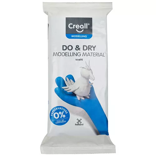 Creall Luchthardende Boetseerklei - 500 Gr - Wit 3 Creall Luchthardende Boetseerklei - 500 Gr - Wit