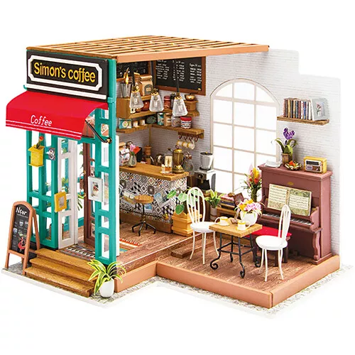 Creativ Company Knutselset Miniatuur Kamer - Koffiebar 3 Creativ Company Knutselset Miniatuur Kamer - Koffiebar