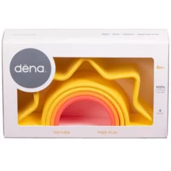 Dëna Bijt- En Stapelspeeltje Neon - Zon -Janod Winkel d na bijt en bouwspeelgoed neon zon 2