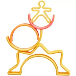 Dëna Bijt- En Stapelspeeltje Neon - Zon -Janod Winkel d na bijt en bouwspeelgoed neon zon 5