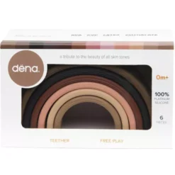 Dëna Bijt- En Stapelspeeltje Diversiteit - Regenboog -Janod Winkel d na bijt en stapelspeeltje diversiteit regenboog 2