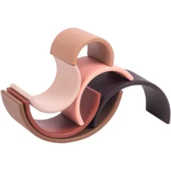 Dëna Bijt- En Stapelspeeltje Diversiteit - Regenboog -Janod Winkel d na bijt en stapelspeeltje diversiteit regenboog 5