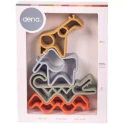 Dëna Bijt- En Stapelspeeltje Natuur - Dieren -Janod Winkel d na bijt en stapelspeeltje natuur dieren 2