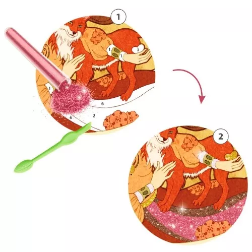 Djeco Schilderen Op Nummer Divine – Alfons Mucha - Afbeelding 3