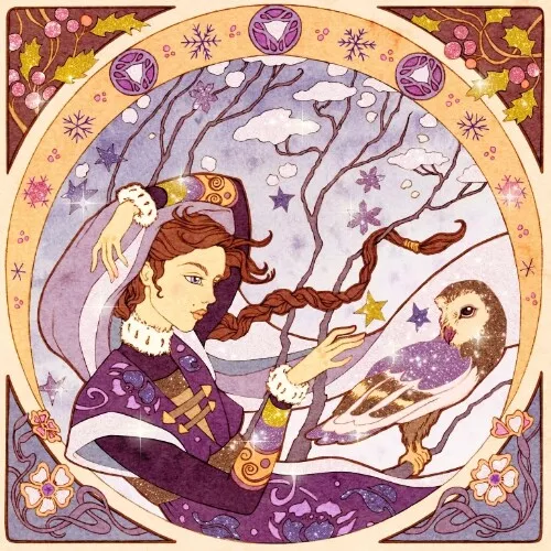 Djeco Schilderen Op Nummer Divine – Alfons Mucha - Afbeelding 4