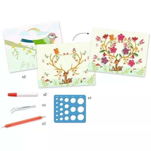 Djeco Filigraan Seizoenen In Spiralen 4 Djeco Filigraan Seizoenen In Spiralen - Afbeelding 2