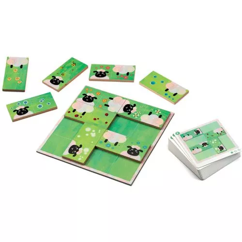 Djeco Domino Schapenlogica 3 Djeco Domino Schapenlogica