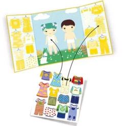 Djeco Herbruikbare Stickers Kleding - 14st -Janod Winkel djeco herbruikbare stickers kleding 14st 2 1