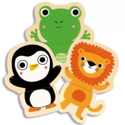 Djeco Houten Magneten Jungle (24st) -Janod Winkel djeco houten magneten jungle 24st dj03118 1