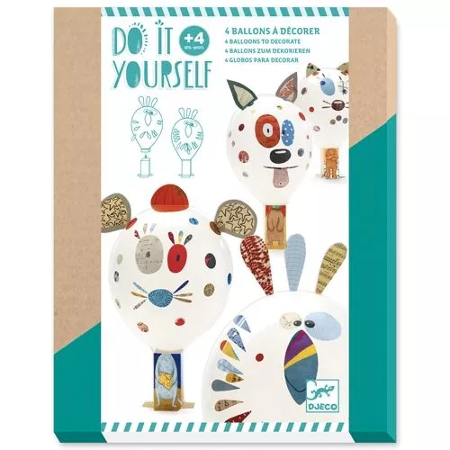 Djeco Knutselset Diy Dierenballonnen 3 Djeco Knutselset Diy Dierenballonnen