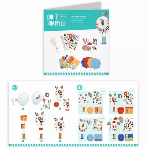 Djeco Knutselset Diy Dierenballonnen 4 Djeco Knutselset Diy Dierenballonnen - Afbeelding 2