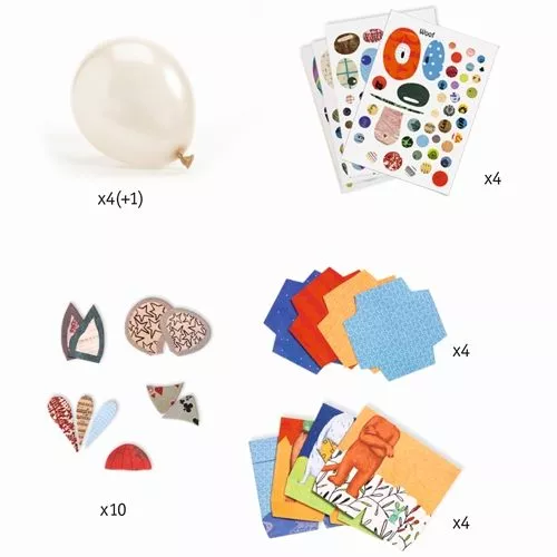 Djeco Knutselset Diy Dierenballonnen 5 Djeco Knutselset Diy Dierenballonnen - Afbeelding 3
