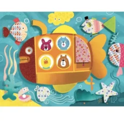 Djeco Knutselset Mozaïek - Beestenboel -Janod Winkel djeco knutselset mozaiek beestenboel2