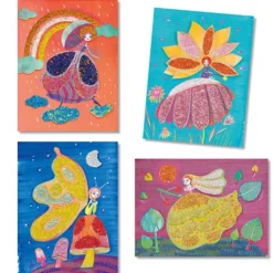 Djeco Knutselset Schilderijen Met Kralen - Wonderland -Janod Winkel djeco knutselset schilderijen met kralen wonderland 1