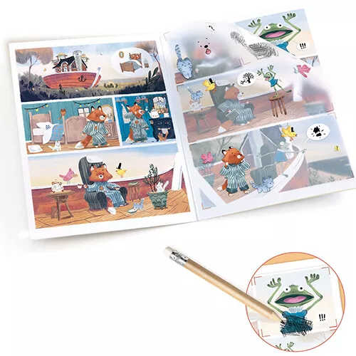 Djeco Knutselset Stripverhaal Maken - Sailor And Gipsy - Afbeelding 2