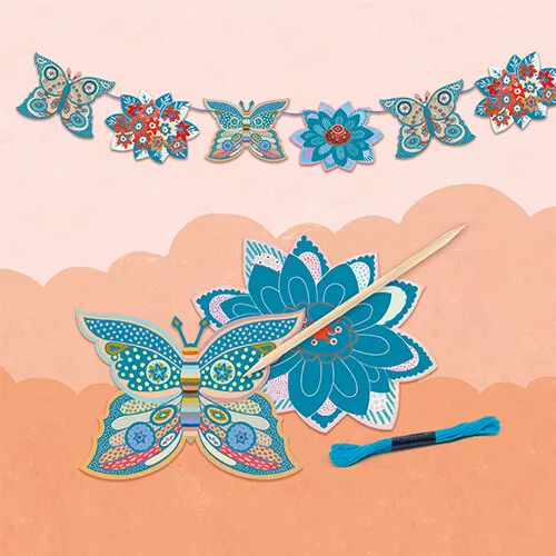 Djeco Knutselset Zes Activiteiten - Bloemen 7 Djeco Knutselset Zes Activiteiten - Bloemen - Afbeelding 5