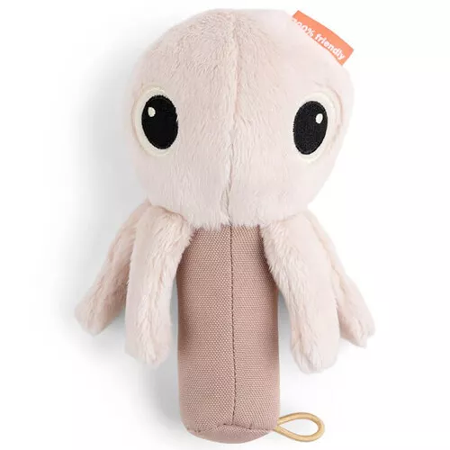 Done By Deer Rammelaar En Activiteitenknuffel Jelly - Powder