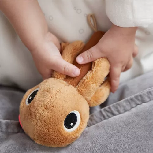 Done By Deer Rammelaar En Activiteitenknuffel Jelly - Powder - Afbeelding 4