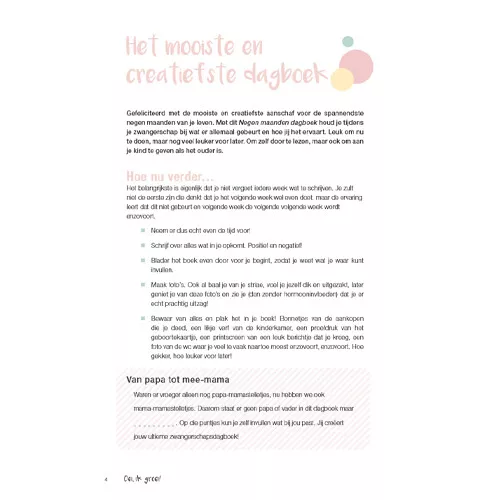 Fontaine Uitgevers Oei, Ik Groei! - Hét Negen Maanden Dagboek - Linnenlook - Afbeelding 4