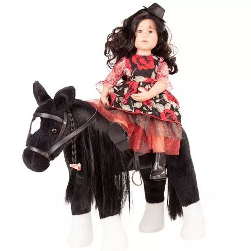 Götz Poppenpaard Gezadeld Zwart - Xl 5 Götz Poppenpaard Gezadeld Zwart - Xl - Afbeelding 3